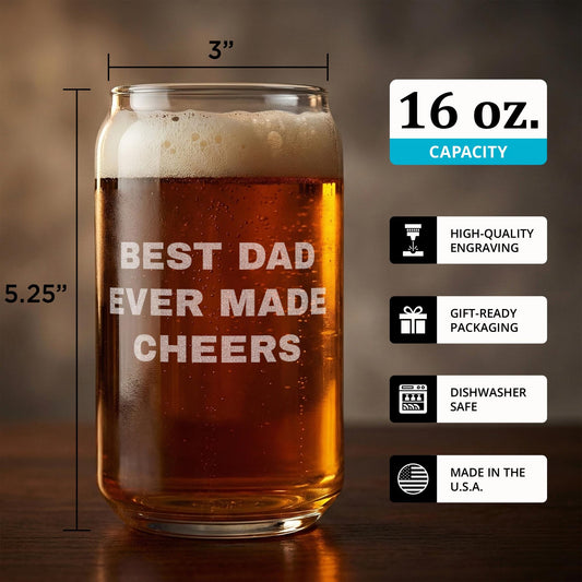 Custom Beer Glass, Personalized Gift for Him, Engraved Pint Glass, Groomsmen Gift, Pint Glasses for Dad, Personalized Glass Anniversary