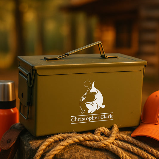 Personalized Ammo Box for Men – Custom Military Ammo Can Gift, Authentic Military Grade 1 Ammo Box