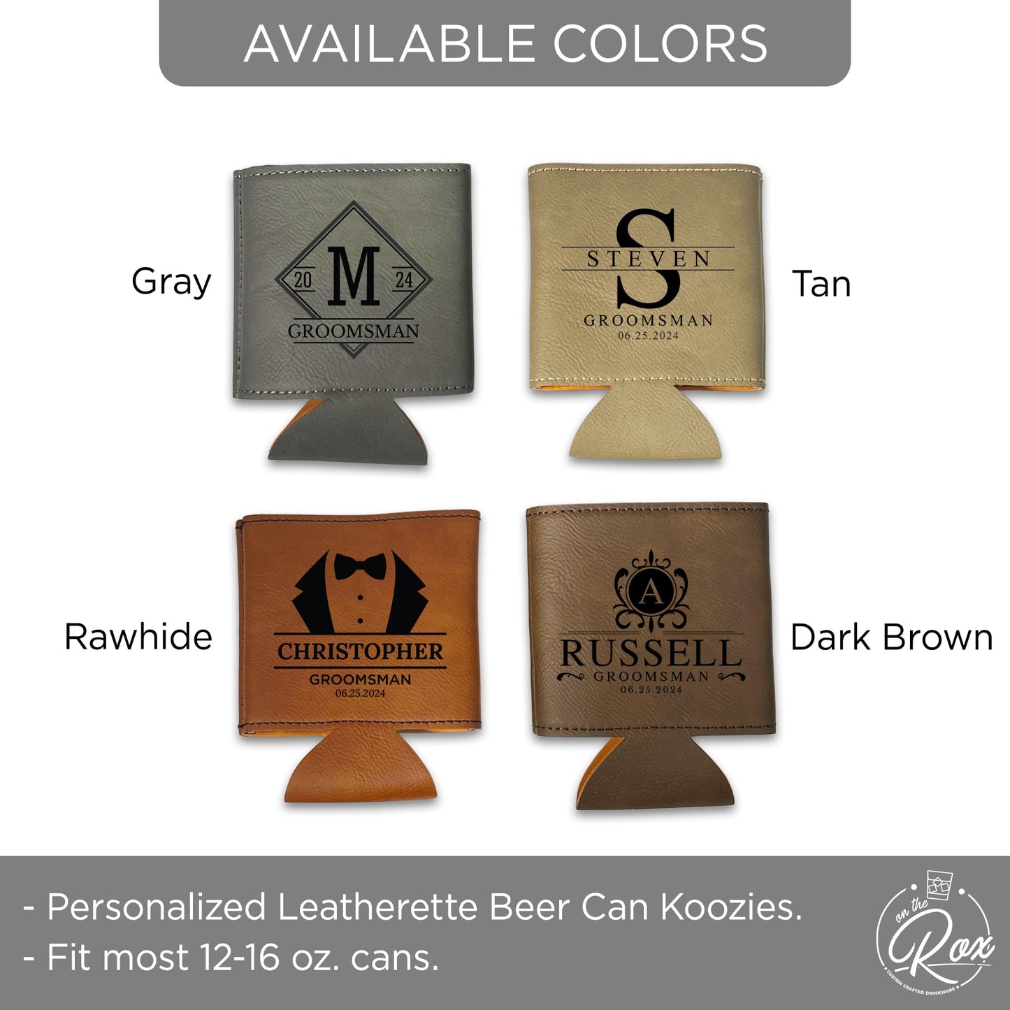 Personalized Groomsmen Can Cooler- Custom Groomsmen Gift -Personalized Wedding Can Cooler - Groomsmen Proposal -Groomsmen Can Sleeve Gifts - Beer Can Holder - Personalized Wedding Favors