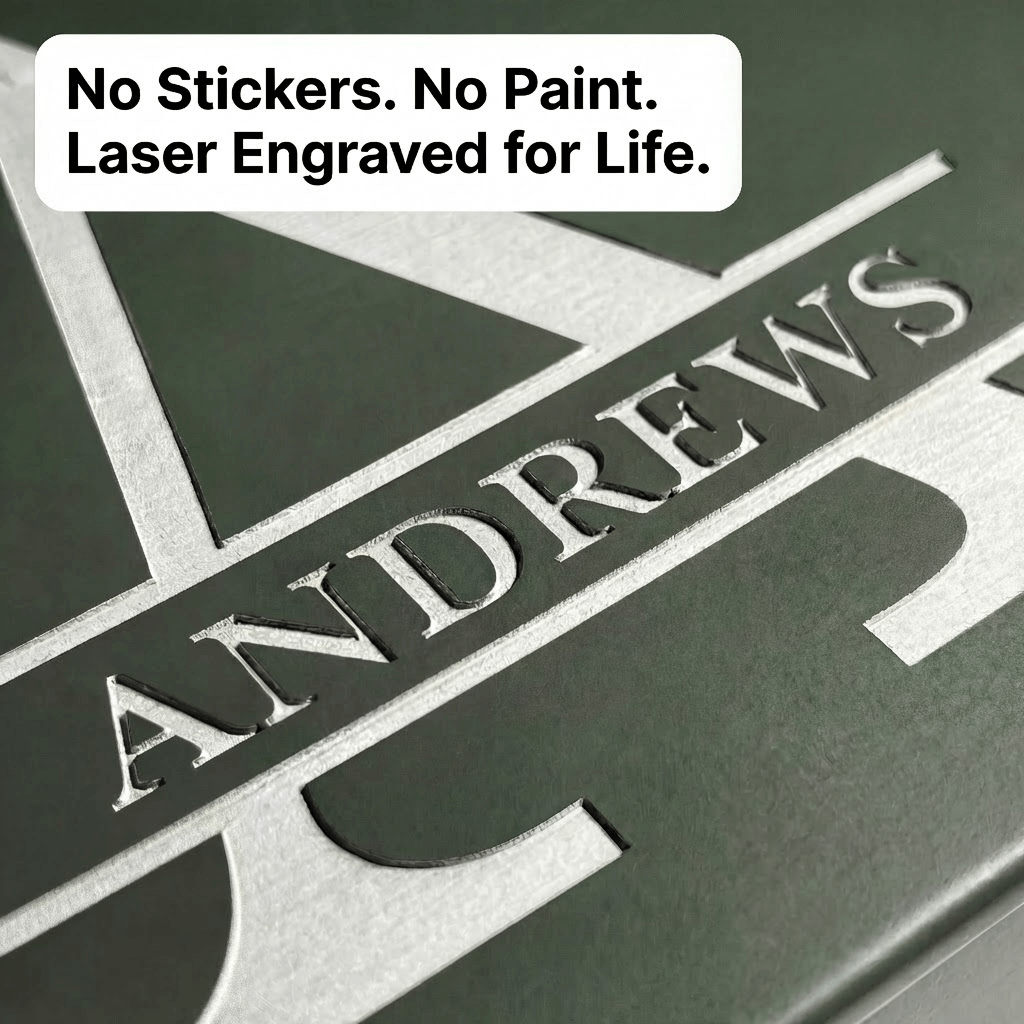 Custom Engraved Military Ammo Box Gift Set