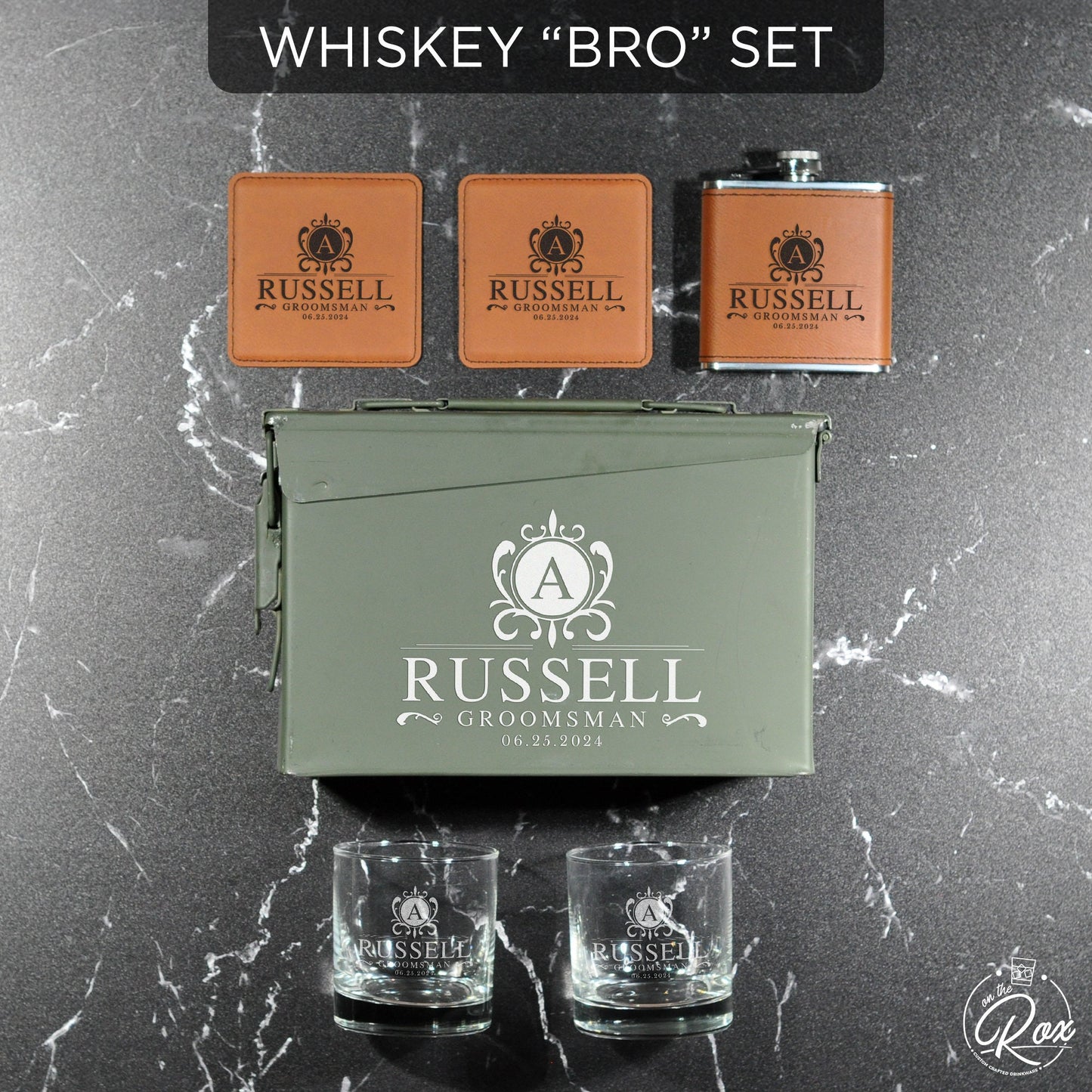 Groomsmen Gifts-Groomsmen Gifts Personalized-Personalized Gifts For Groomsmen-Personalized Groomsmen Box-Gifts For Wedding Party-Ammo Box