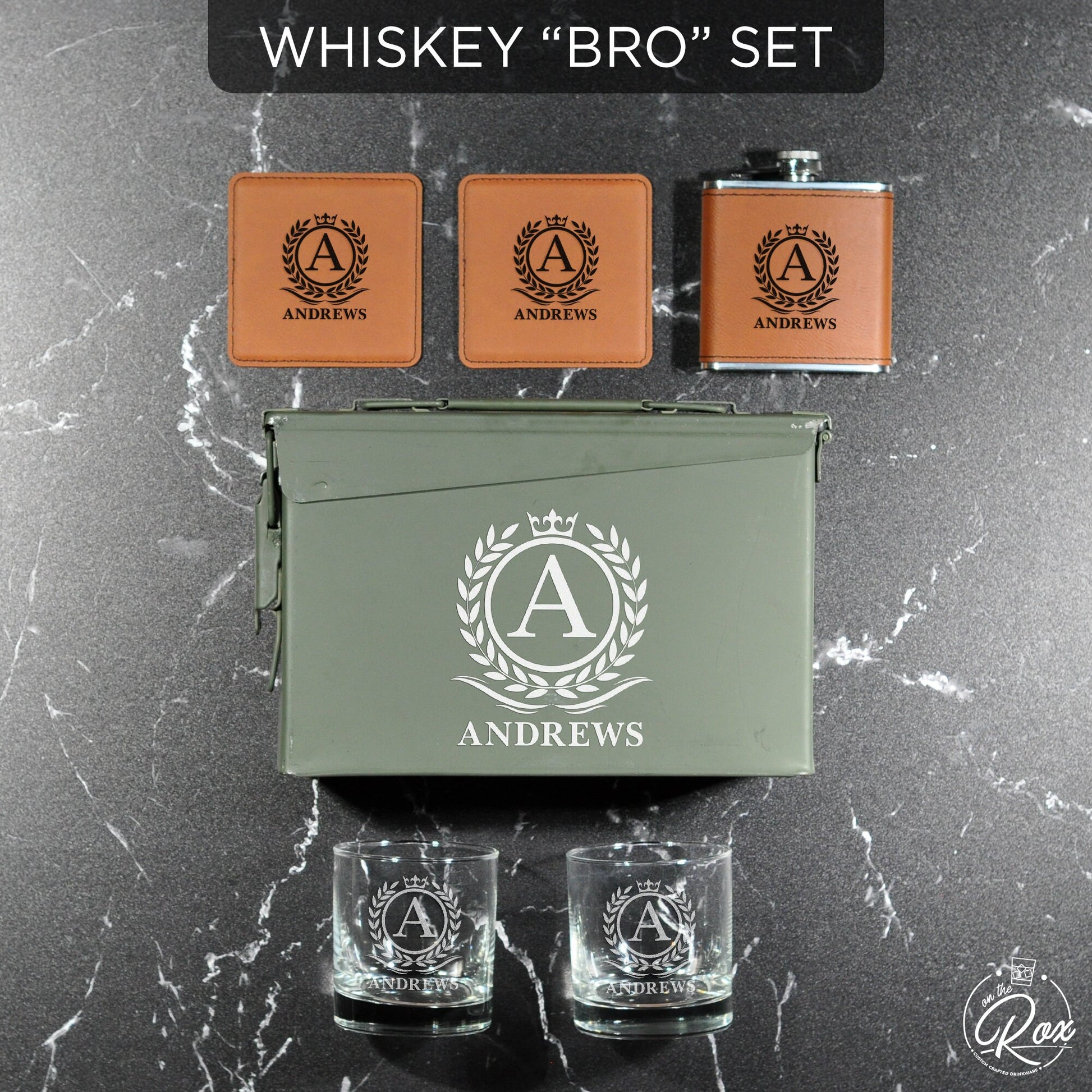 Personalized Ammo Box-Personalized Gift For Him-Personalized Christmas Gift For Him-Christmas Gifts-Personalized Gifts For Men-Ammo Can