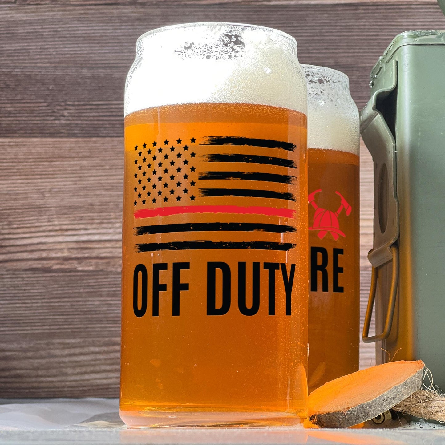 Firefighter Glasses-Firefighter Gifts For Men-Fire Department Gifts-Firefighter Retirement Gifts-Firefighting Gifts-Firefighter Beer