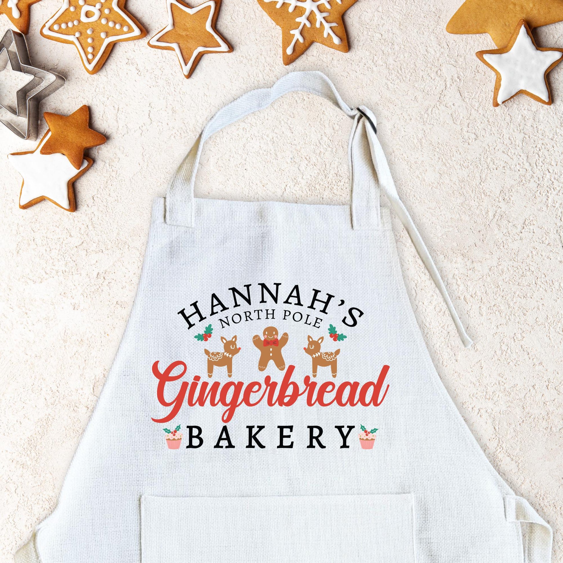 Personalized Kids Apron-Custom Apron-Personalized Aprons-Christmas Apron-Personalized Children's Christmas Aprons-Kids Aprons-Apron