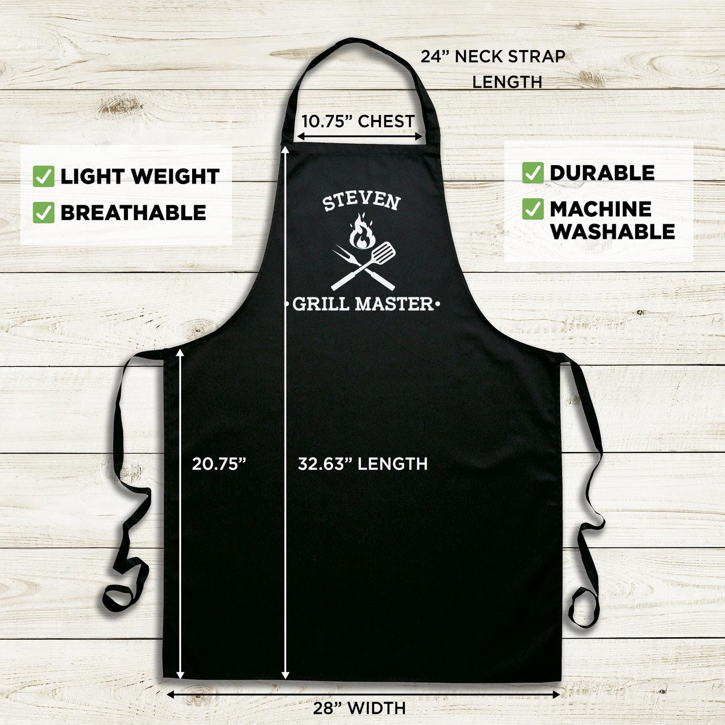 Personalized Mens Apron-Mens Apron-Personalized Apron-Apron For Men-Personalized Aprons-Grill Apron-Custom Name Apron-Dad Grilling Apron