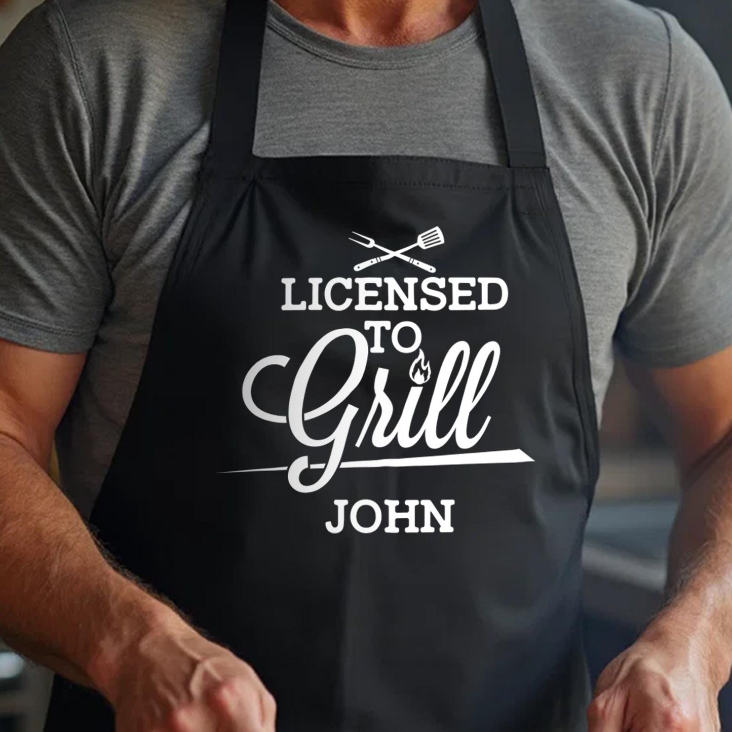 Personalized Mens Apron-Mens Apron-Personalized Apron-Apron For Men-Personalized Aprons-Grill Apron-Custom Name Apron-Dad Grilling Apron
