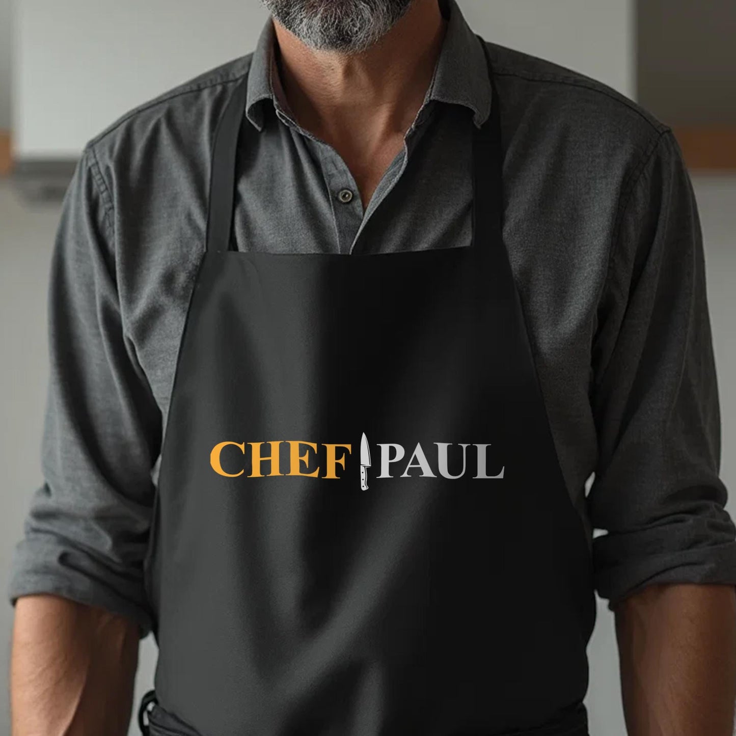 Personalized Apron-Chef Apron-Custom Name Apron-Chef Gifts-Cooking Apron-Custom Apron-Mens Apron-Apron For Men-Custom Chef Apron-