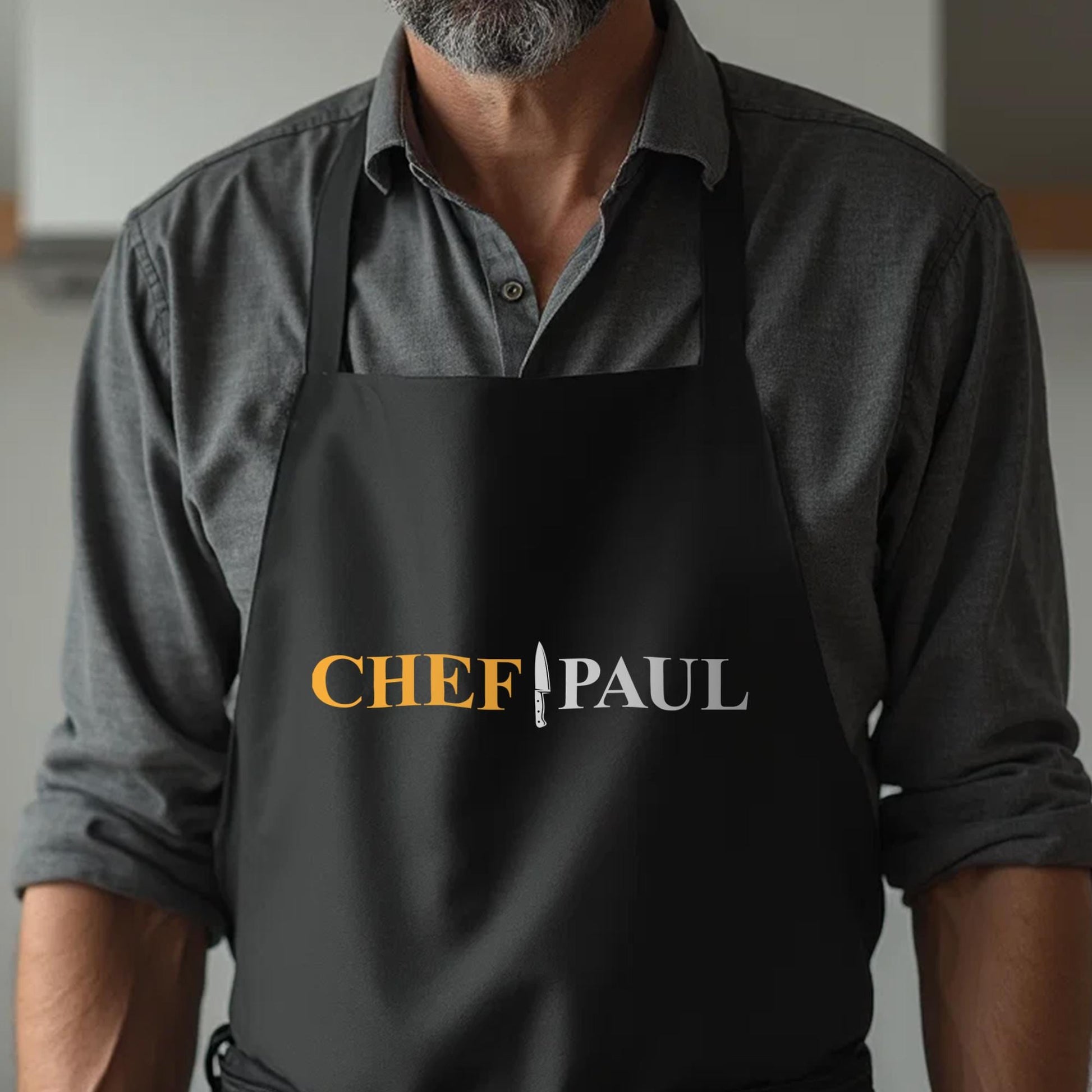 Personalized Apron-Chef Apron-Custom Name Apron-Chef Gifts-Cooking Apron-Custom Apron-Mens Apron-Apron For Men-Custom Chef Apron-