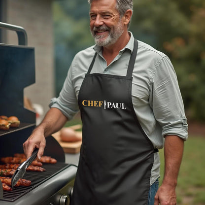 Personalized Apron-Chef Apron-Custom Name Apron-Chef Gifts-Cooking Apron-Custom Apron-Mens Apron-Apron For Men-Custom Chef Apron-