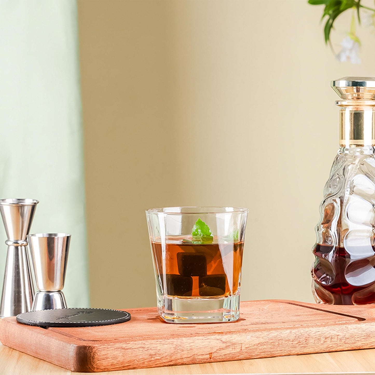 Whiskey Gifts For Men-Whiskey Glass-Fathers Day Whiskey Set-Whiskey Gift Set In Wood Box-Fathers Gift Personalized-Dad Gifts-Birthday Gift