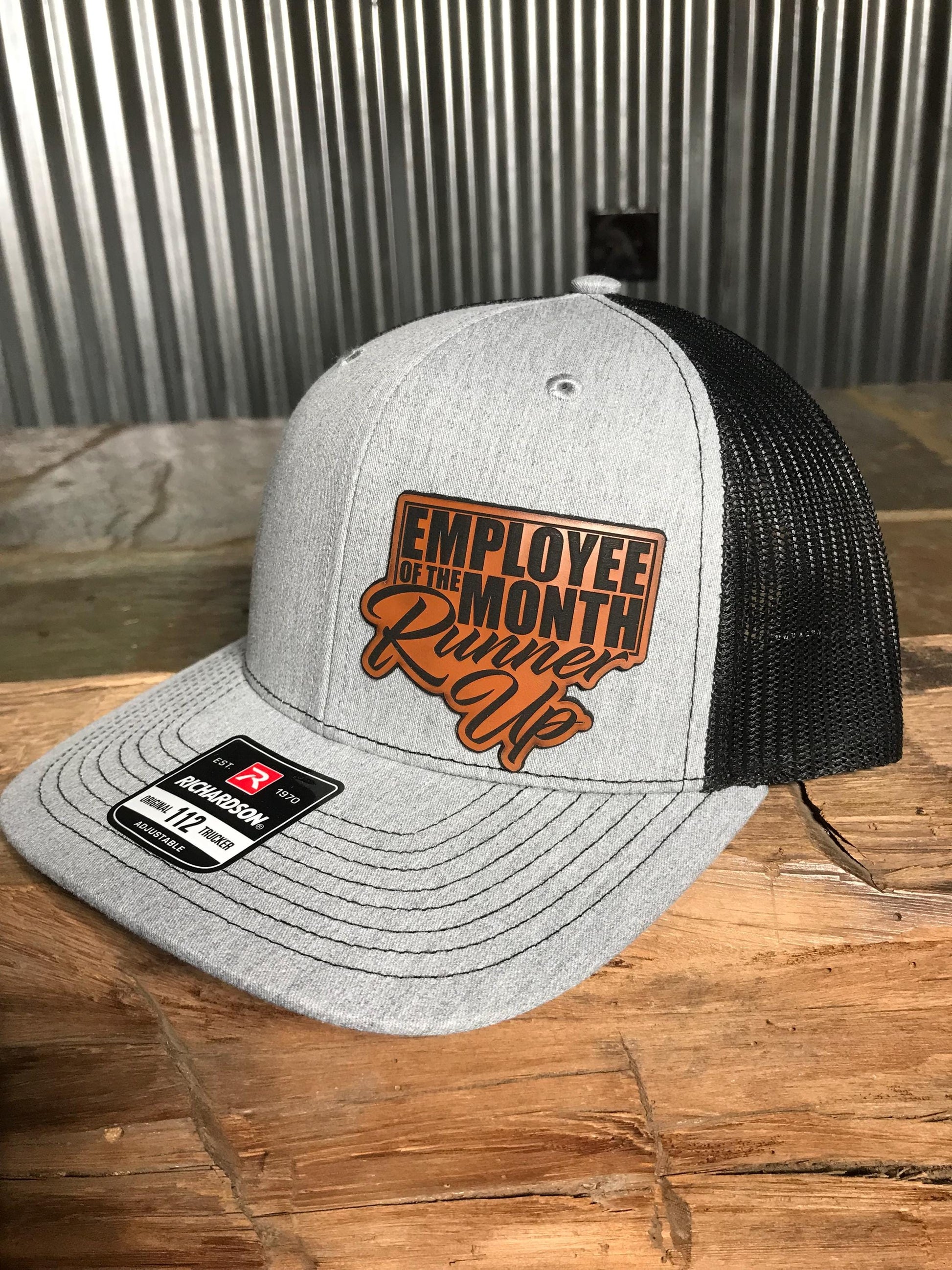 Hats For Men-Funny Work Gifts-Employee Of The Month Runner Up-Richardson 112 Trucker Hat-Funny Hat-Funny Gift For Him-Funny Trucker Hat-Hats