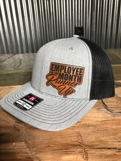 Hats For Men-Funny Work Gifts-Employee Of The Month Runner Up-Richardson 112 Trucker Hat-Funny Hat-Funny Gift For Him-Funny Trucker Hat-Hats