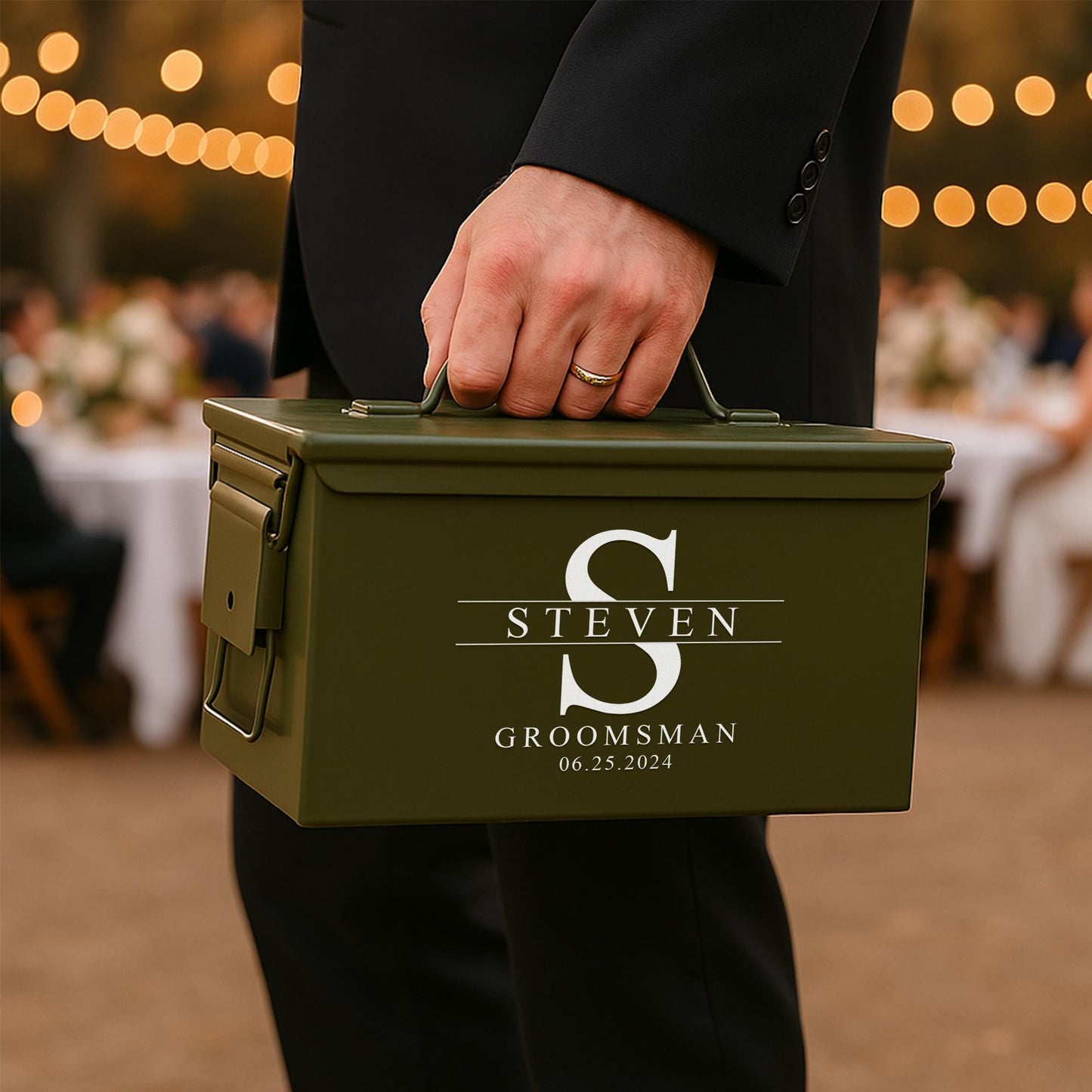Groomsmen Gifts-Groomsmen Gifts Personalized-Personalized Gifts For Groomsmen-Personalized Groomsmen Box-Gifts For Wedding Party-Ammo Box
