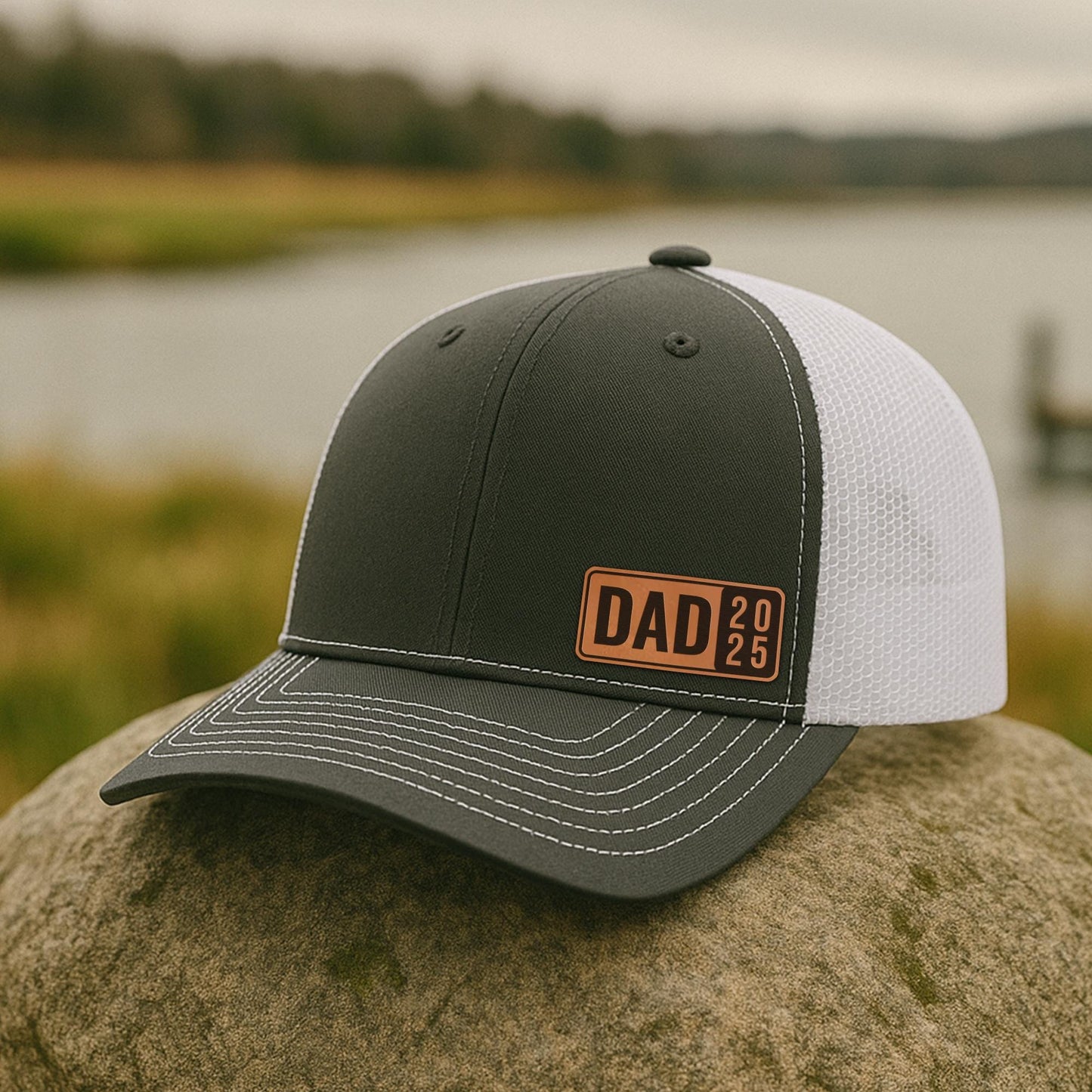 Dad 2025 Patch Hat–Custom Dad Trucker Hat–New Dad Gift–Father’s Day Gift for Husband–Dad Birthday Snapback–Christmas Gift for Dad