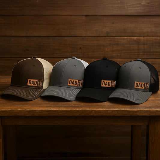 Dad 2025 Patch Hat–Custom Dad Trucker Hat–New Dad Gift–Father’s Day Gift for Husband–Dad Birthday Snapback–Christmas Gift for Dad