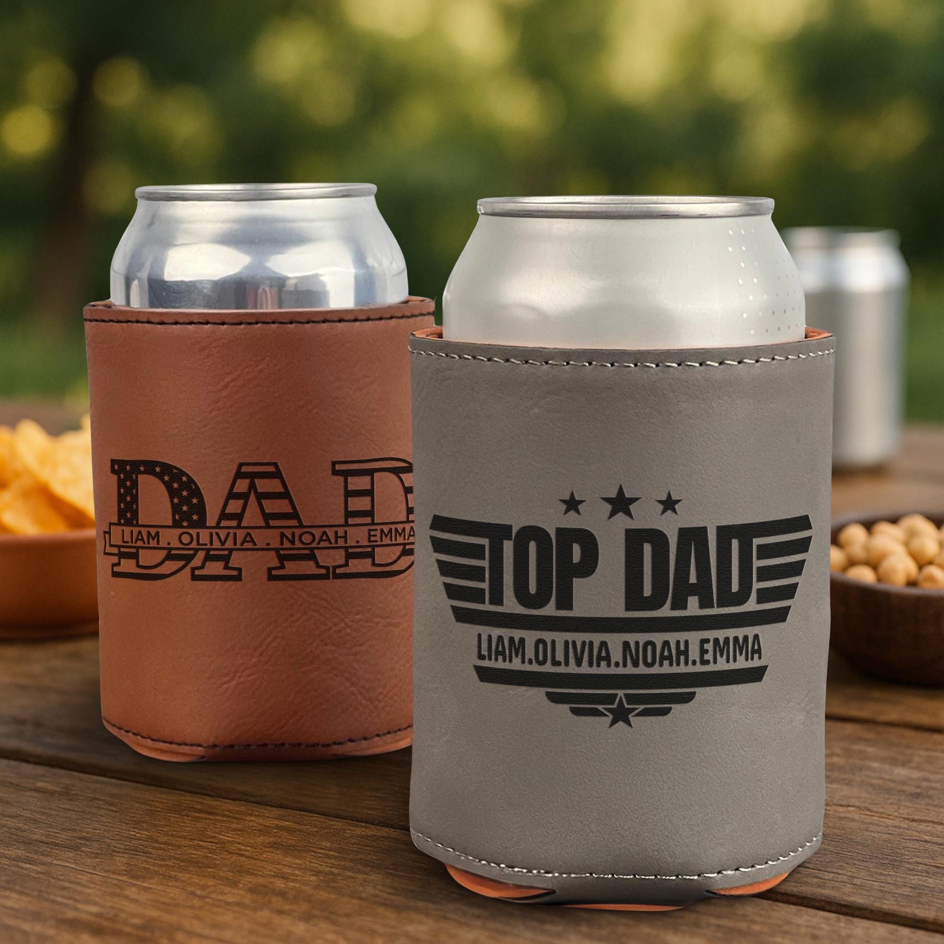 Personalized Fathers Day Gift-Custom Fathers Day Gift-Dad Can Cooler-Dad Gift Personalized-Dad Grandpa Gifts-Can Coolers-Fathers Day Ideas