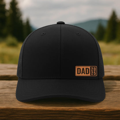 Dad 2025 Patch Hat–Custom Dad Trucker Hat–New Dad Gift–Father’s Day Gift for Husband–Dad Birthday Snapback–Christmas Gift for Dad