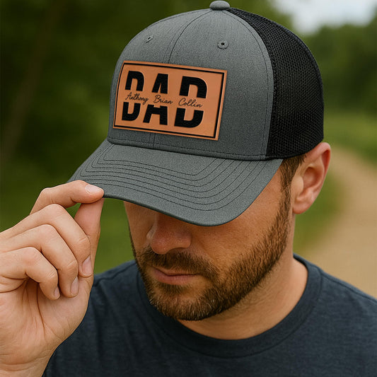 Father's Day Gift-Dad Hat-Custom Dad Hat-Personalized New Dad Gift-Dad Birthday Gift-Gift For Husband-Birthday Gift For Dad-Christmas Gift