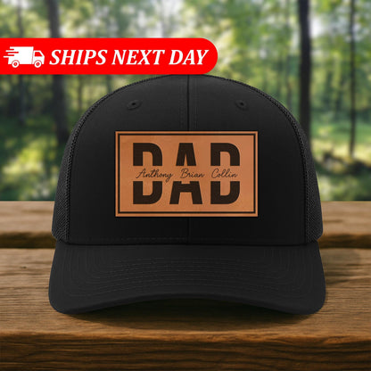Father's Day Gift-Dad Hat-Custom Dad Hat-Personalized New Dad Gift-Dad Birthday Gift-Gift For Husband-Birthday Gift For Dad-Christmas Gift