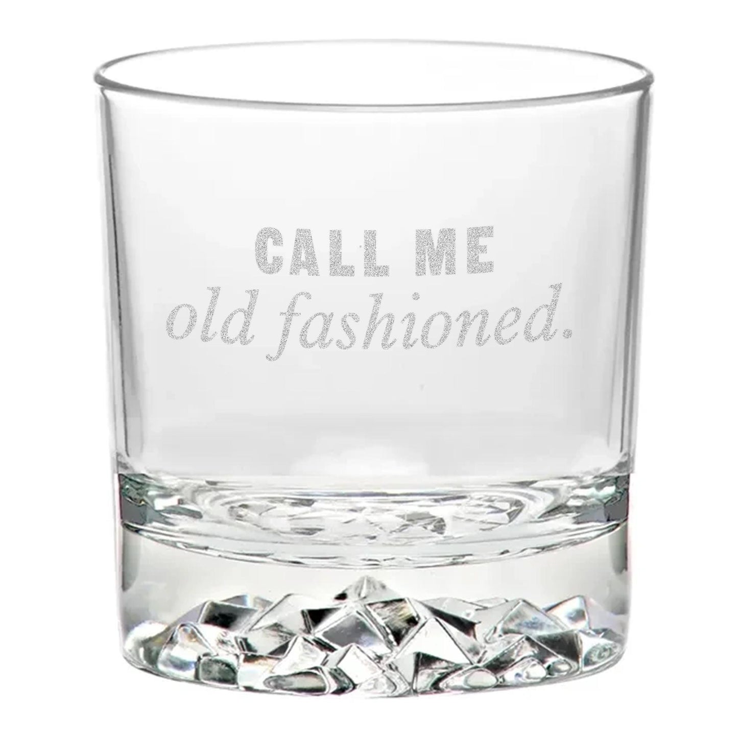 Funny Whiskey Glass-Fathers Day Gift-Call Me Old Fashioned-Birthday Gifts For Men-Gifts For Dad-Funny Gifts For Men-Old Fashioned Glass