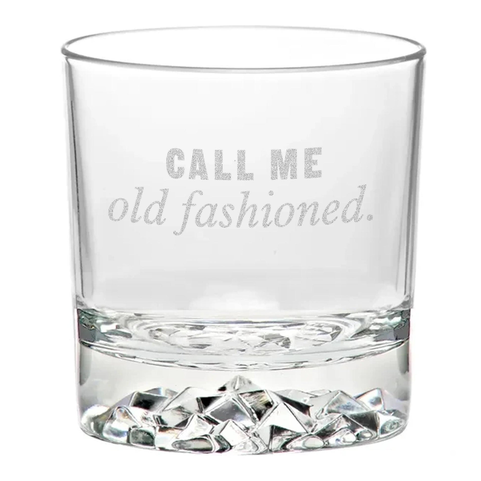 Funny Whiskey Glass-Fathers Day Gift-Call Me Old Fashioned-Birthday Gifts For Men-Gifts For Dad-Funny Gifts For Men-Old Fashioned Glass