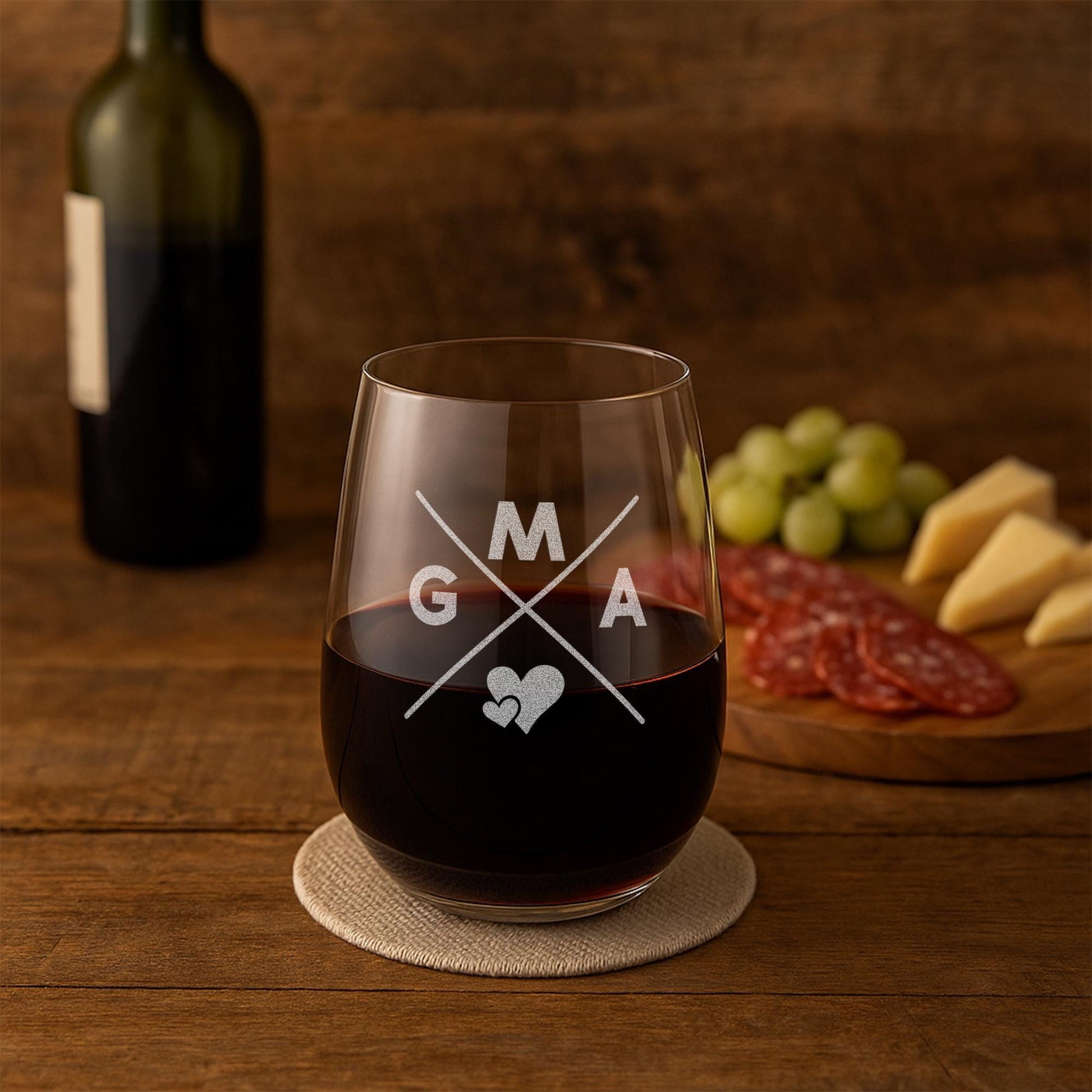 Grandparent Gifts-Gma Gifts-Gift Ideas For Grandma And Grandpa-Gpa Gifts-Grandparent Cocktail Glasses-Grandparents Wine And Whiskey Set