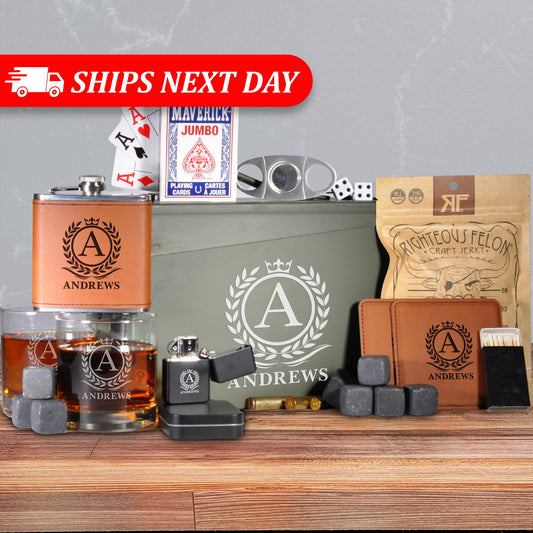 Personalized Ammo Box-Personalized Gift For Him-Personalized Christmas Gift For Him-Christmas Gifts-Personalized Gifts For Men-Ammo Can