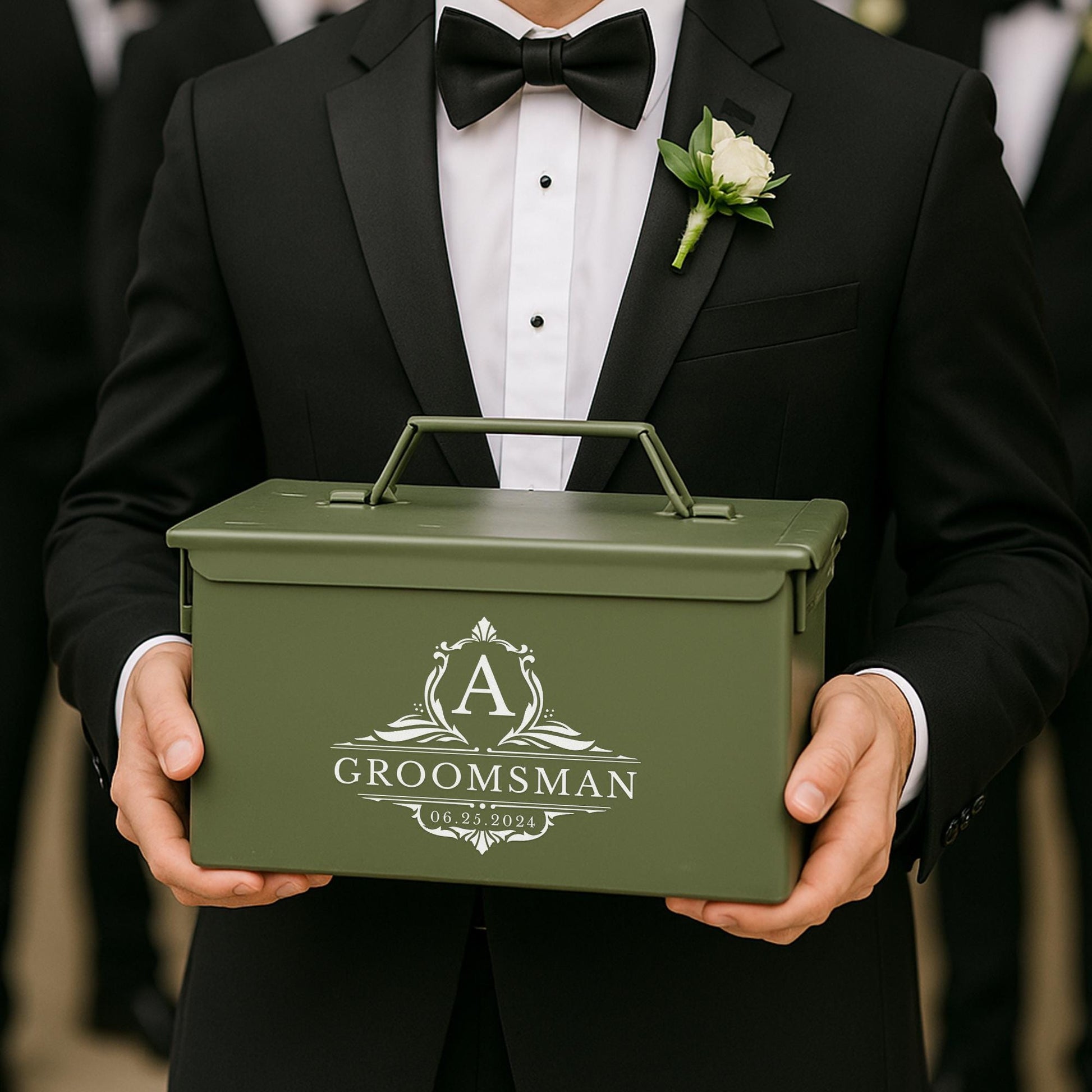 Personalized Ammo Box-Groomsmen Gifts-Groomsmen Gifts Personalized-Gift For Groomsmen-Groom Gift-Groomsmen Ammo Can-Groomsmen Proposal