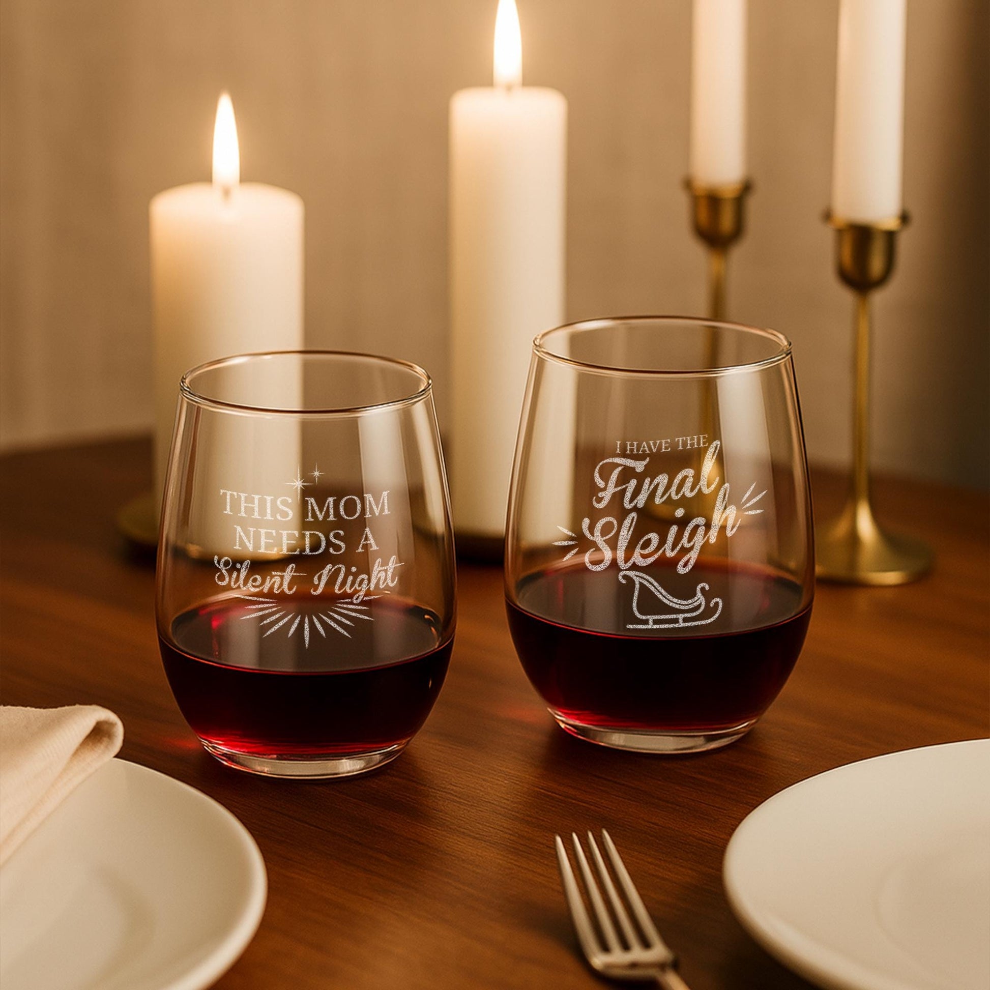 Stocking Stuffer For Mom-Christmas Gifts For Mom-Christmas Drinkware-Christmas Mom Life-Presents For Mom-Funny Gifts For Mom-Christmas Wine