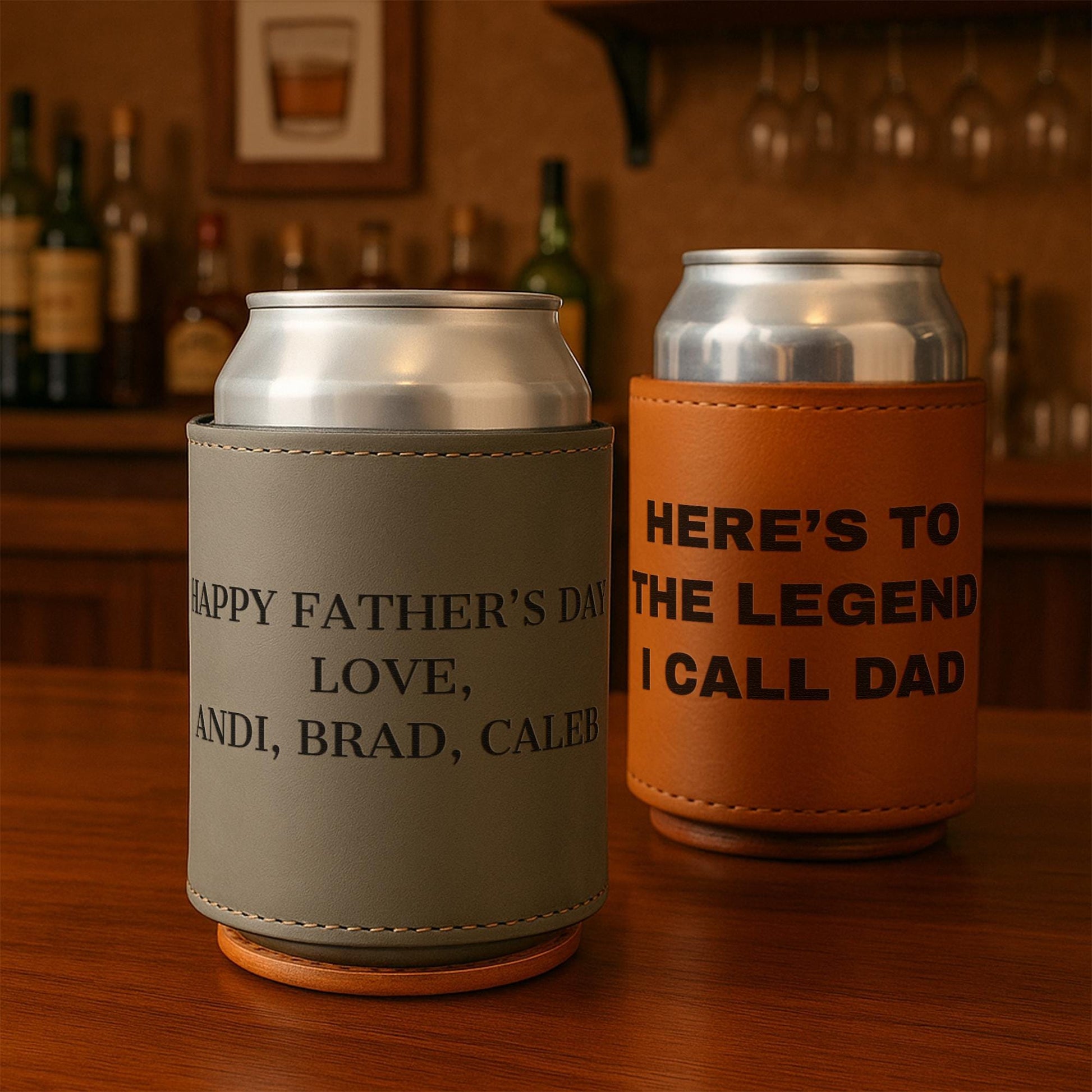 Personalized Gifts For Dad-Personalized 3 Line Can Cooler-Dad Can Cooler-Custom Can Cooler-Can Cooler For Dads-Beer Huggies