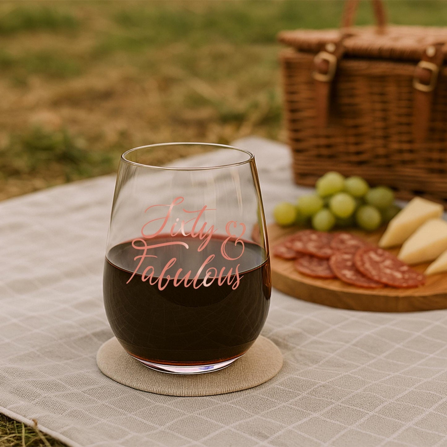 60th Birthday Gifts for Women-Sixty and Fabulous-Birthday Gift Ideas for Women-60th Birthday-Cheers to 60 Years-Birthday Gift For Her-Wine