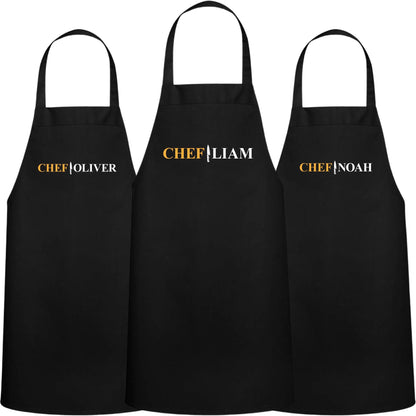Personalized Apron-Chef Apron-Custom Name Apron-Chef Gifts-Cooking Apron-Custom Apron-Mens Apron-Apron For Men-Custom Chef Apron-