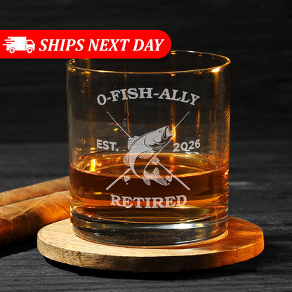 O'Fishally Retired-Retirement Gifts-Retirement Gifts For Men Funny-Retirement Gift For Him-Fishing Retirement-Dad Retirement Gift-Dad Gifts