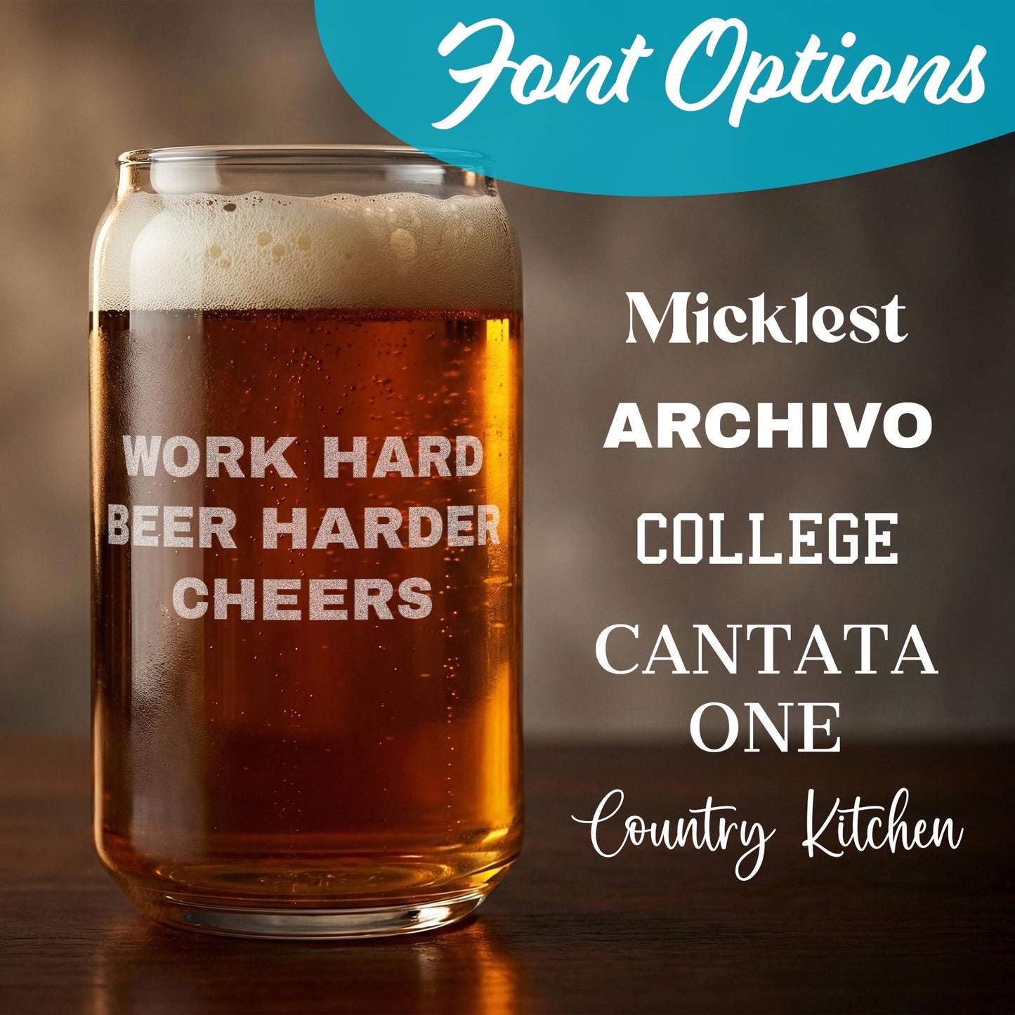 Custom Beer Glass, Personalized Gift for Him, Engraved Pint Glass, Groomsmen Gift, Pint Glasses for Dad, Personalized Glass Anniversary