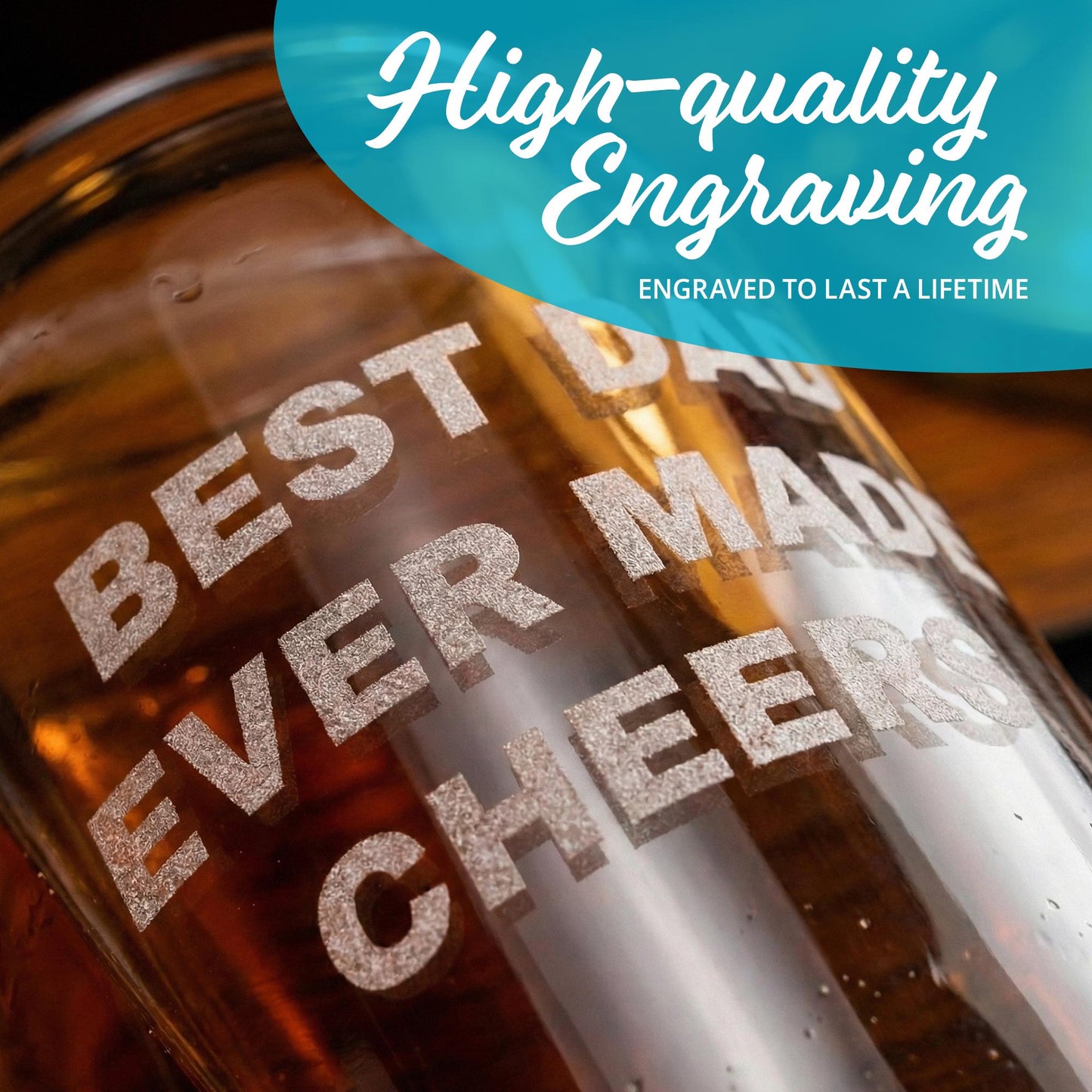 Custom Beer Glass, Personalized Gift for Him, Engraved Pint Glass, Groomsmen Gift, Pint Glasses for Dad, Personalized Glass Anniversary