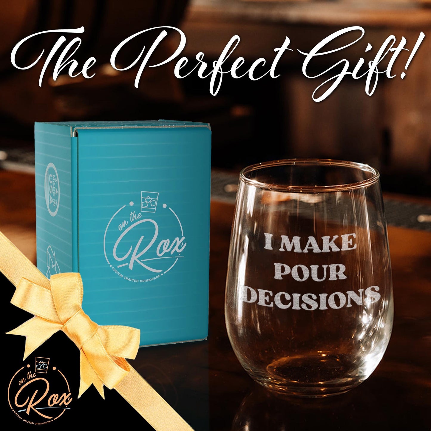 Custom Bridesmaid Wine Glass-Personalized Wine Glasses No Stem-Personalized Bridesmaid Proposal Gifts-Maid Of Honor-Wedding Party Favors