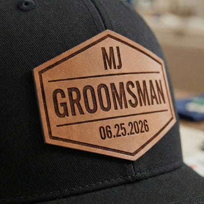 Custom Groomsman Hats-Wedding Party Hats-Bachelor Party Hats-Groomsman Patch Hats-Groomsman Proposal-Wedding Groomsmen Gifts-Groom Hat