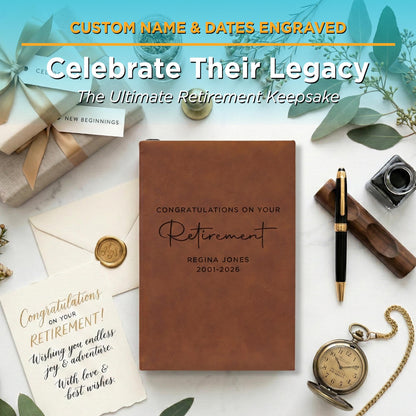 Retirement Book-Retirement Gift For Women-Personalized Retirement Keepsake-Retired Gifts-Retirement Gifts Women-Coworker Retirement Gifts
