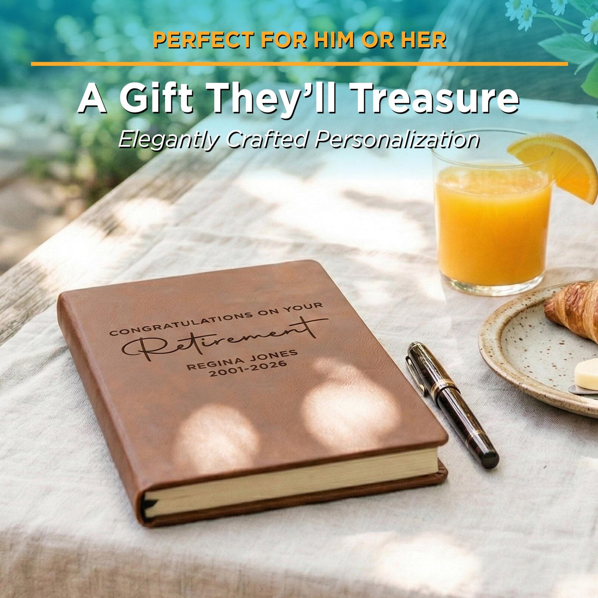 Retirement Book-Retirement Gift For Women-Personalized Retirement Keepsake-Retired Gifts-Retirement Gifts Women-Coworker Retirement Gifts