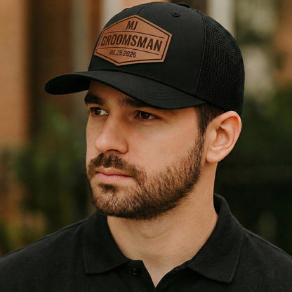 Custom Groomsman Hats-Wedding Party Hats-Bachelor Party Hats-Groomsman Patch Hats-Groomsman Proposal-Wedding Groomsmen Gifts-Groom Hat