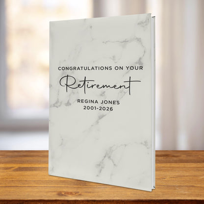 Retirement Book-Retirement Gift For Women-Personalized Retirement Keepsake-Retired Gifts-Retirement Gifts Women-Coworker Retirement Gifts