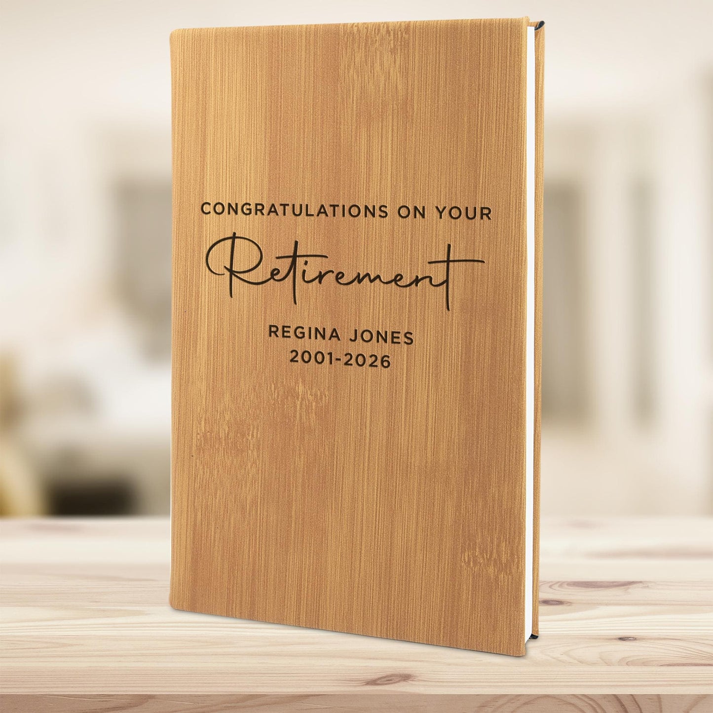 Retirement Book-Retirement Gift For Women-Personalized Retirement Keepsake-Retired Gifts-Retirement Gifts Women-Coworker Retirement Gifts