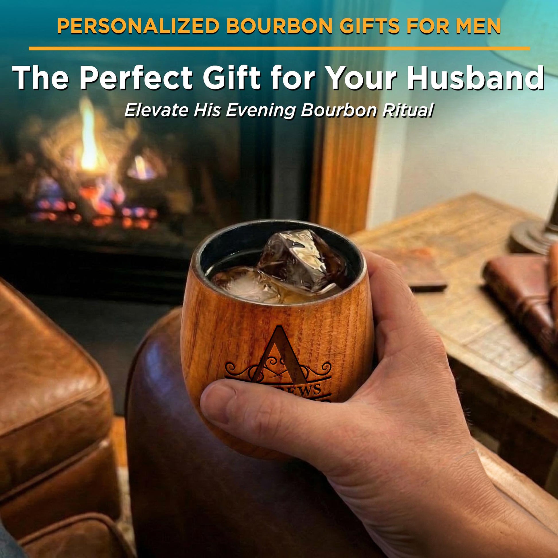 Personalized Wood Bourbon Whiskey Glass-Groomsmen Gifts-Custom Engraved Groomsmen Gifts-Groomsmen Proposal Gifts-Personalized Groomsmen Cup