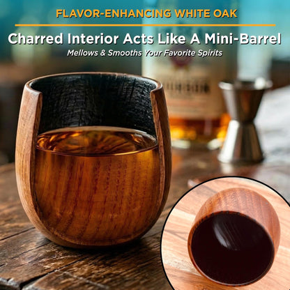 Personalized Wood Bourbon Whiskey Glass-Groomsmen Gifts-Custom Engraved Groomsmen Gifts-Groomsmen Proposal Gifts-Personalized Groomsmen Cup