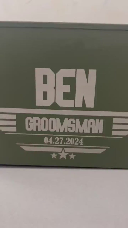 Personalized Ammo Box-Groomsmen Gifts-Groomsmen Gifts Personalized-Gift For Groomsmen-Groom Gift-Groomsmen Ammo Can-Groomsmen Proposal