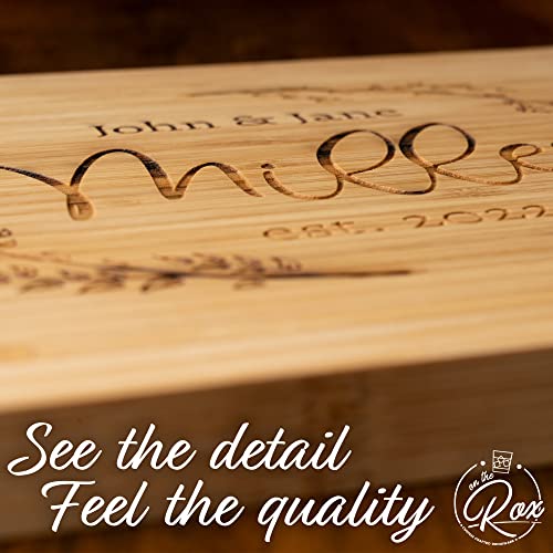 Personalized Wedding Gifts for Couples - Personalized Cutting Board - Custom Bamboo Cutting Board - Engraved Cutting Board - Customizable Housewarming Gifts - 3 Sizes/Designs To Choose From